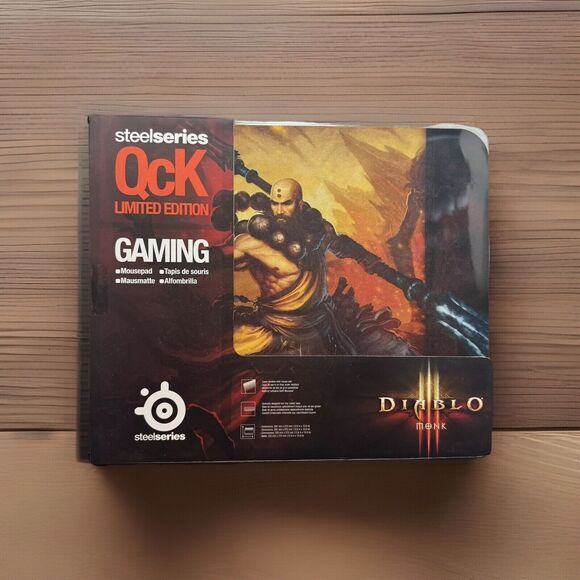 SteelSeries QcK Diablo III Monk Edition Gaming Mouse Pad - NEW Official Blizzard - Picture 1 of 2